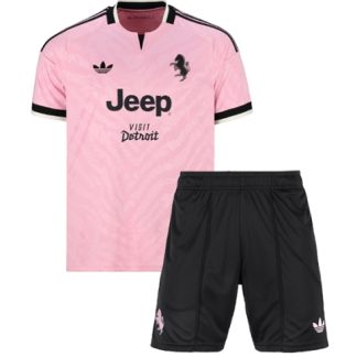 Köp Fotbollsset Barn billiga Juventus Bortatröja 2026-27 rosa och svart på kopafotbollsset.com Köpa Fotbollsset Barn billiga Juventus Bortatröja 2026-27 rosa och svart på nätet