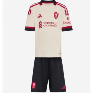 Köpa  Barn Liverpool Bortatröja 2025-26 Kortärmad + Korta byxor  på nätet