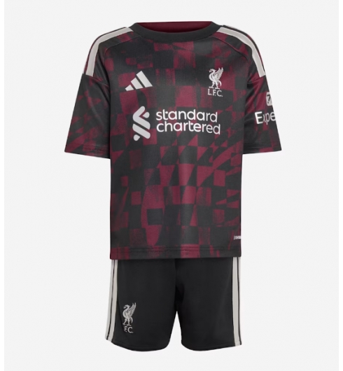 Köp Fotbollskläder Barn Liverpool Tredje Tröja 2026-27 Kortärmad + Korta byxor på kopafotbollsset.com Köpa Fotbollskläder Barn Liverpool Tredje Tröja 2026-27 Kortärmad + Korta byxor på nätet