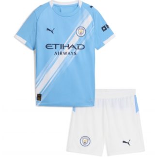 Köpa  Fotbollsset Barn billiga Manchester City Hemmatröja 2025-26 Fotbollskläder billigt  på nätet 3