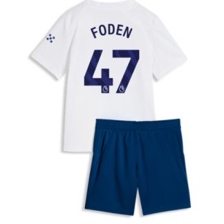 Köpa  Fotbollsset Barn billiga Manchester City Ruben Dias #3 Hemmatröja 2026-27 Fotbollskläder billigt  på nätet