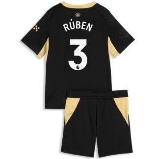 Köpa  Fotbollsset Barn billiga Manchester City Ruben Dias #3 Bortatröja 2026-27 Fotbollskläder billigt  på nätet 3