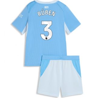 Köpa  Fotbollsset Barn billiga Manchester City Ruben Dias #3 Bortatröja 2026-27 Fotbollskläder billigt  på nätet