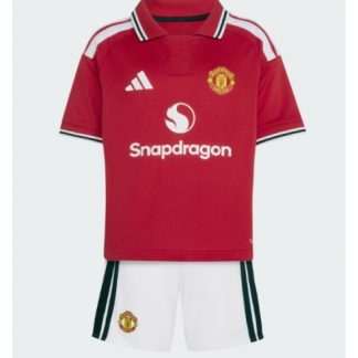 Köpa  Fotbollskläder billigt Manchester United Bortatröja 2026-27 blå Fotbollsset Barn  på nätet