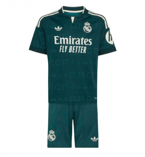 Köp Real Madrid Bortatröja 2026-27 Barn Vinicius Junior #7 grön Fotbollsställ med Shorts på kopafotbollsset.com 2 Köpa Real Madrid Bortatröja 2026-27 Barn Vinicius Junior #7 grön Fotbollsställ med Shorts på nätet 2