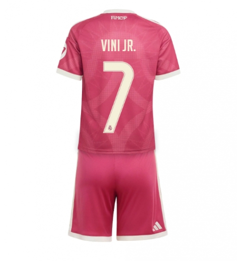 Köp Real Madrid Tredjeställ 2026/2027 för Barn – Vinicius Junior #7 Fotbollskläder på kopafotbollsset.com Köpa Real Madrid Tredjeställ 2026/2027 för Barn – Vinicius Junior #7 Fotbollskläder på nätet