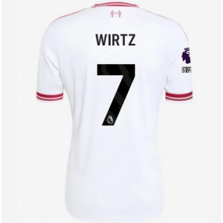 Köpa  Liverpool Florian Wirtz #7 Bortatröja 2026-27 Fotbollströja Kortärmad  på nätet