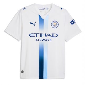 Köpa  Manchester City Tredje Tröja 2026-27 vit Fotbollströja Herr  på nätet