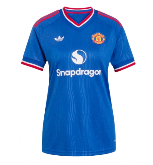 Köp Blå Fotbollsställ Dam Manchester United Bortatröja 2026-27 Kortärmad på kopafotbollsset.com Köpa Blå Fotbollsställ Dam Manchester United Bortatröja 2026-27 Kortärmad på nätet