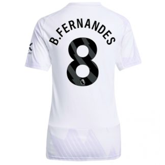 Köpa  Manchester United Bruno Fernandes #8 Bortatröja 2025-26 Dam fotbollströja för kvinnor  på nätet