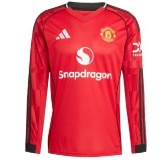 Köp Manchester United Hemmatröja 2025-26 Långärmad på kopafotbollsset.com Köpa Manchester United Hemmatröja 2025-26 Långärmad på nätet