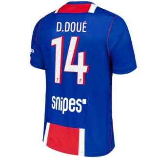 Köpa  Paris Saint-Germain PSG Desire Doue #14 Hemmatröja 2026-27 Fotbollströja Kortärmad  på nätet