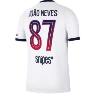 Köpa  Paris Saint-Germain PSG Joao Neves #87 Bortatröja 2026-27 Fotbollströja Kortärmad  på nätet