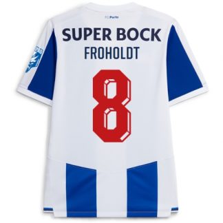 Köpa  Porto Victor Froholdt #8 Hemmatröja 2026-27 Fotbollströja Herr Kortärmad  på nätet