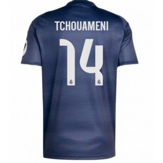 Köp Real Madrid Aurelien Tchouameni #14 Bortatröja 2025-26 Fotbollskläder på kopafotbollsset.com Köpa Real Madrid Aurelien Tchouameni #14 Bortatröja 2025-26 Fotbollskläder på nätet