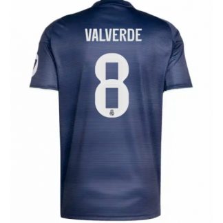 Köp Real Madrid Federico Valverde #8 Bortatröja 2025-26 Fotbollskläder på kopafotbollsset.com Köpa Real Madrid Federico Valverde #8 Bortatröja 2025-26 Fotbollskläder på nätet