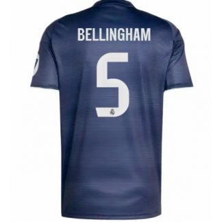Köp Real Madrid Jude Bellingham #5 Bortatröja 2025-26 Fotbollskläder på kopafotbollsset.com Köpa Real Madrid Jude Bellingham #5 Bortatröja 2025-26 Fotbollskläder på nätet