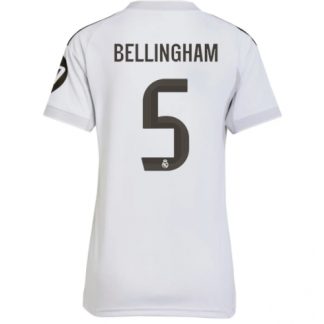 Köp Real Madrid Jude Bellingham #5 Hemmatröja 2025-26 Fotbollskläder Dam på kopafotbollsset.com Köpa Real Madrid Jude Bellingham #5 Hemmatröja 2025-26 Fotbollskläder Dam på nätet