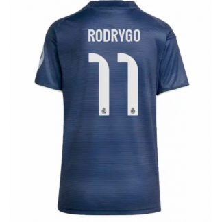 Köp Real Madrid Rodrygo Goes #11 Bortatröja 2025-26 Fotbollskläder Dam på kopafotbollsset.com Köpa Real Madrid Rodrygo Goes #11 Bortatröja 2025-26 Fotbollskläder Dam på nätet