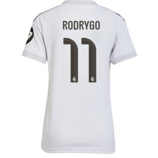 Köp Real Madrid Rodrygo Goes #11 Hemmatröja 2025-26 Fotbollskläder Dam på kopafotbollsset.com Köpa Real Madrid Rodrygo Goes #11 Hemmatröja 2025-26 Fotbollskläder Dam på nätet