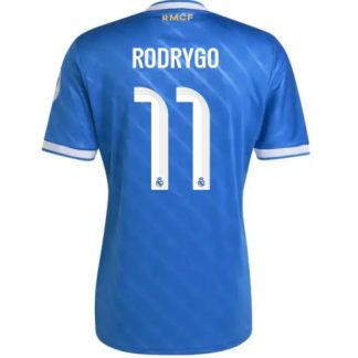 Köp Real Madrid Rodrygo Goes #11 Tredje Tröja 2025-26 Fotbollskläder på kopafotbollsset.com Köpa Real Madrid Rodrygo Goes #11 Tredje Tröja 2025-26 Fotbollskläder på nätet