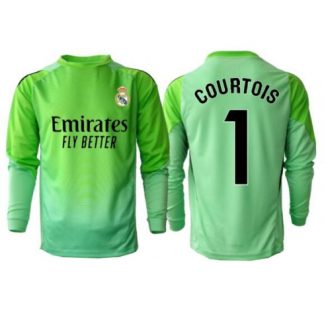 Köp Real Madrid Thibaut Courtois #1 Målvakt Bortatröja 2025-26 Långärmad på kopafotbollsset.com Köpa Real Madrid Thibaut Courtois #1 Målvakt Bortatröja 2025-26 Långärmad på nätet
