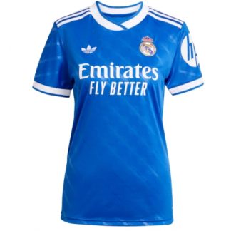 Köp Real Madrid Tredje Tröja 2025-26 Fotbollskläder Dam på kopafotbollsset.com Köpa Real Madrid Tredje Tröja 2025-26 Fotbollskläder Dam på nätet