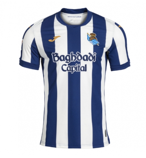 Köp Real Sociedad Hemmatröja 2026-27 Fotbollströja blå och vit Kortärmad på kopafotbollsset.com Köpa Real Sociedad Hemmatröja 2026-27 Fotbollströja blå och vit Kortärmad på nätet