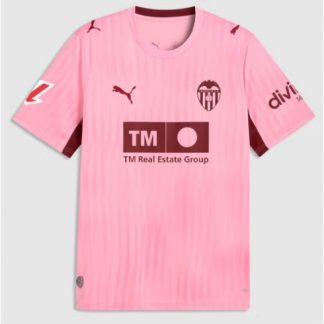 Köp Valencia Tredje Tröja 2026-27 Fotbollströja Herr rosa Kortärmad på kopafotbollsset.com Köpa Valencia Tredje Tröja 2026-27 Fotbollströja Herr rosa Kortärmad på nätet